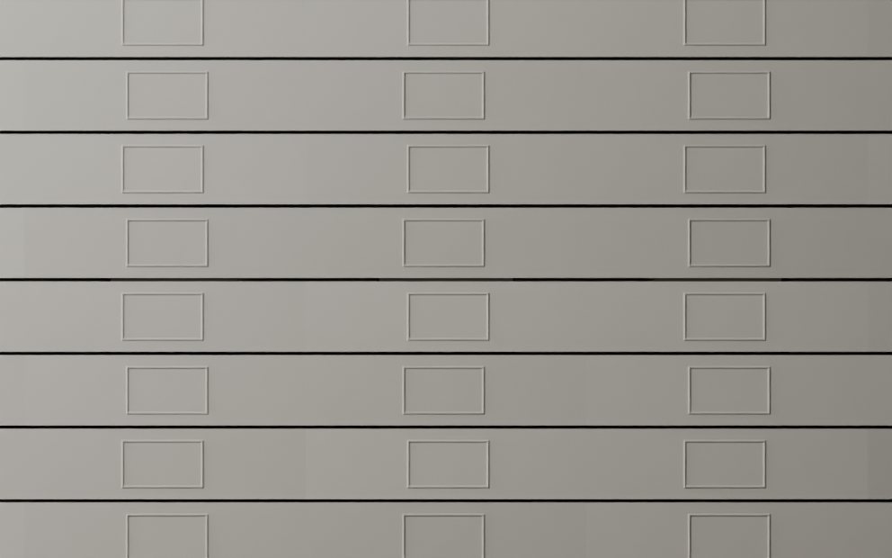 Double Panel wall face in running bond