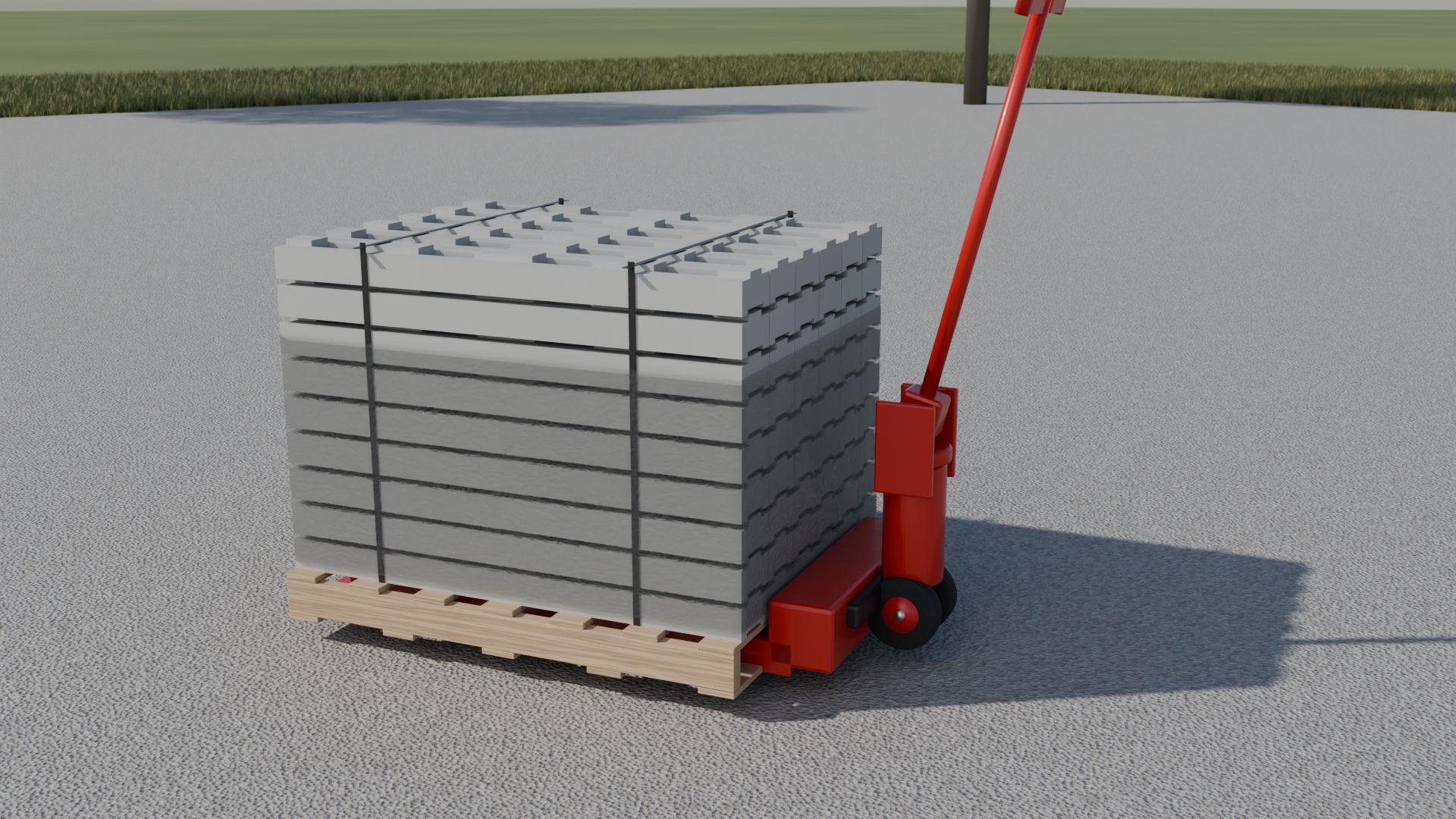 Palletise and deliver, site view 2