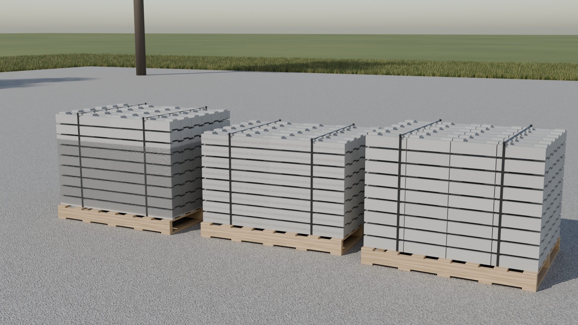 Palletise and deliver, site view 1