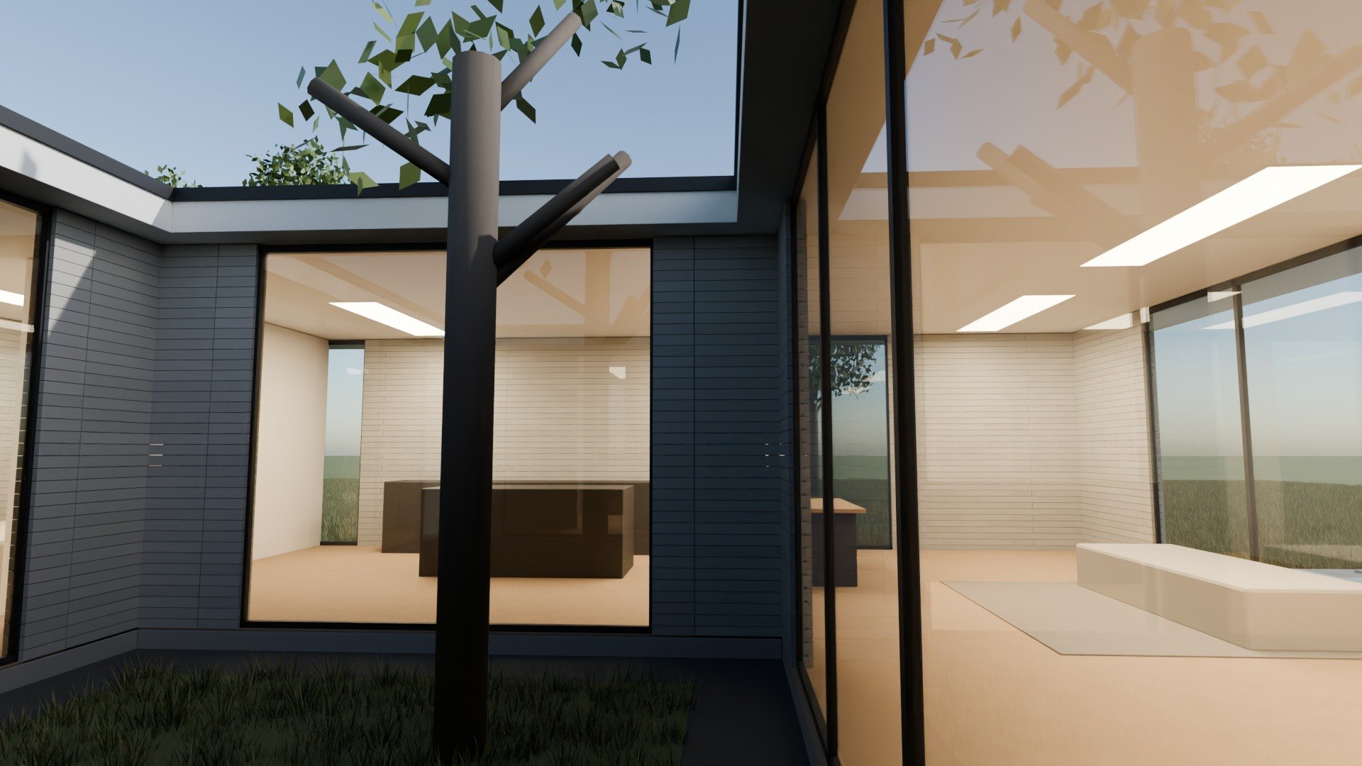 The Atrium, inside the courtyard